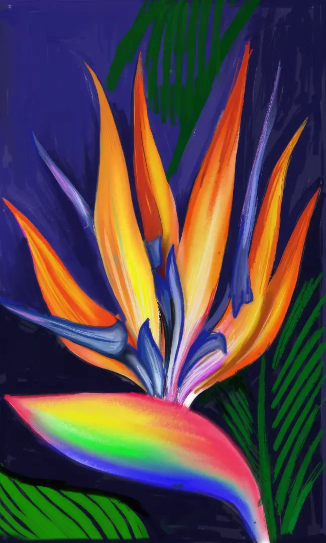 Modern interpretation of flowers